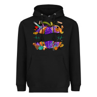 Black halloween nurse pumpkin custom name Heavyweight Hoodie - NancyCooperArtShop