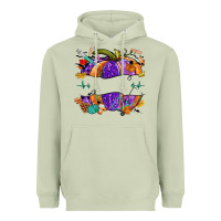 Matcha halloween nurse pumpkin custom name Heavyweight Hoodie - NancyCooperArtShop