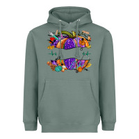 Sage halloween nurse pumpkin custom name Heavyweight Hoodie - NancyCooperArtShop