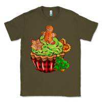Army Green christmas cookie cupcake Classic Tee - AdoDesignShop