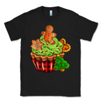 Black christmas cookie cupcake Classic Tee - AdoDesignShop