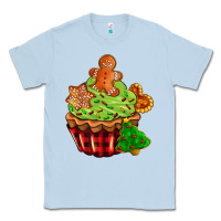 Dusty Blue christmas cookie cupcake Classic Tee - AdoDesignShop