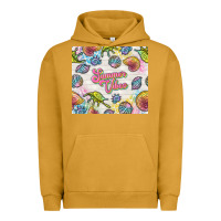 Pigment Peanut Butter summer vibes with sea shells Urban Hoodie - TumblerDesignByShophia