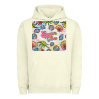 Pigment Pistachio summer vibes with sea shells Urban Hoodie - TumblerDesignByShophia