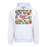 White summer vibes with sea shells Urban Hoodie - TumblerDesignByShophia