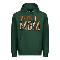 Sports Green football mom Premium Hoodie - Jasminsmagicworld