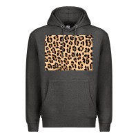 Charcoal Heather leopard background 3200x2400 Premium Hoodie - AdoDesignShop