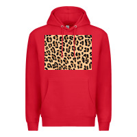 Red leopard background 3200x2400 Premium Hoodie - AdoDesignShop