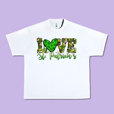 Love St Patrick S Heart Urban Heavy Tee Designed By Jahusdesignshop