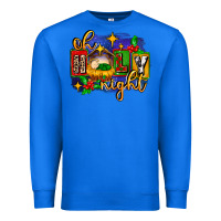 True Royal oh holy night with baby jesus for christmas Premium Sweatshirt - MaliasSmallBusiness