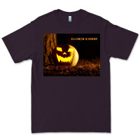 Plum Halloween Is Coming Premium Tee - Unal Design