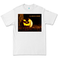 White Halloween Is Coming Premium Tee - Unal Design