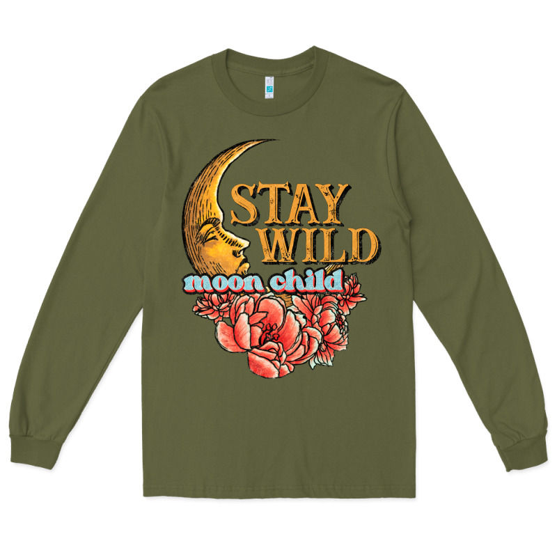 Stay Wild Moon Child Long Sleeve Tee by JahusDesignShop | Teevron