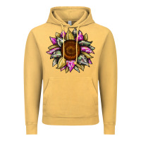 Vintage Mustard sunflower camouflage Vintage Hoodie - JahusDesignShop