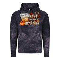 Cloud Black wild about pumpkin spice Vintage Hoodie - CowhideDigitalArt