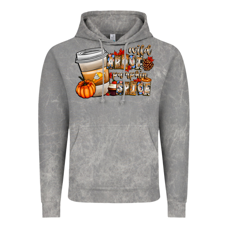 Wild About Pumpkin Spice Vintage Hoodie by CowhideDigitalArt | Teevron