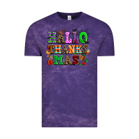Cloud Purple hallothanksmas Vintage Tee - AdoDesignShop