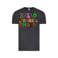 Vintage Black hallothanksmas Vintage Tee - AdoDesignShop
