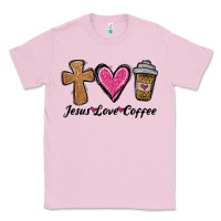 Bubblegum Pink jesus love coffee Classic Tee - Jasminsmagicworld