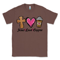 Chestnut jesus love coffee Classic Tee - Jasminsmagicworld