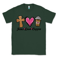 Sports Green jesus love coffee Classic Tee - Jasminsmagicworld