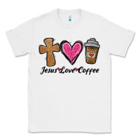 White jesus love coffee Classic Tee - Jasminsmagicworld