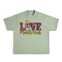 Oil Green love mardi gras gnome Urban Heavy Tee - JahusDesignShop