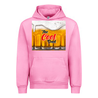 Fuchsia Pink the cool dad and beer Urban Hoodie - TumblerDesignByShophia