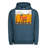 Pigment Midnight Navy the cool dad and beer Urban Hoodie - TumblerDesignByShophia
