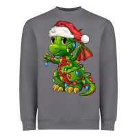 Storm Christmas Cute Dragon Heavyweight Sweatshirt - FaDigitalArtStudio
