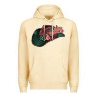 Pina Colada leopard flowers cowboy hat Premium Hoodie - Jasminsmagicworld