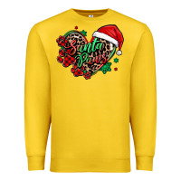 Lemon santa paws christmas heart Premium Sweatshirt - MaliasSmallBusiness