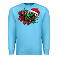 Santa Paws Christmas Heart Premium Sweatshirt | Teevron