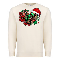 Sandshell santa paws christmas heart Premium Sweatshirt - MaliasSmallBusiness