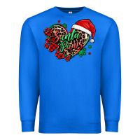 True Royal santa paws christmas heart Premium Sweatshirt - MaliasSmallBusiness