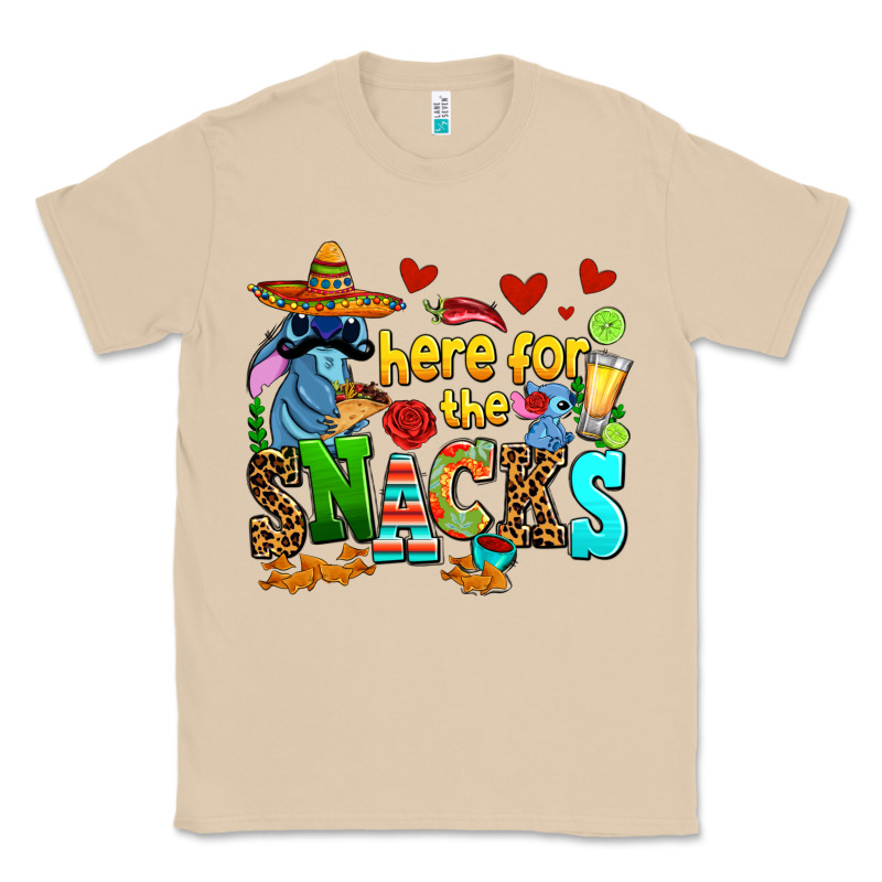 Here For The Snacks Classic Tee by AdoDesignShop | Teevron