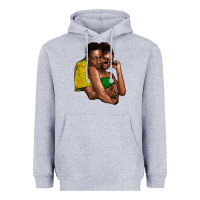 Black Couple Heavyweight Hoodie | Teevron
