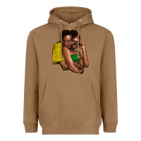 Toasted Coconut black couple Heavyweight Hoodie - NancyCooperArtShop