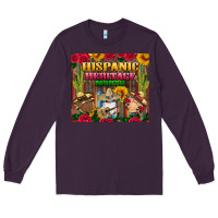 Plum hispanic heritage month gnomes tumbler Long Sleeve Tee - BundleAndBundleShop