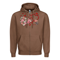 Chestnut valentine's day stethoscope Zipper Hoodie - MaliasSmallBusiness