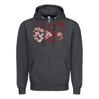 Smoke valentine's day stethoscope Zipper Hoodie - MaliasSmallBusiness