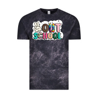 Cloud Black peace out school Vintage Tee - JahusDesignShop