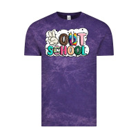 Cloud Purple peace out school Vintage Tee - JahusDesignShop
