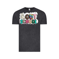Vintage Black peace out school Vintage Tee - JahusDesignShop