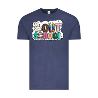 Vintage Denim peace out school Vintage Tee - JahusDesignShop