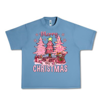 Pebble Blue pink merry christmas bbs Urban Heavy Tee - BundleAndBundleShop