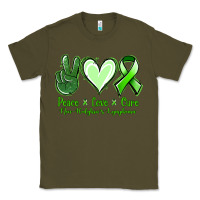 Army Green peace love cure non hodgkin's lymphoma Classic Tee - Jasminsmagicworld