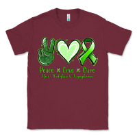 Burgundy peace love cure non hodgkin's lymphoma Classic Tee - Jasminsmagicworld