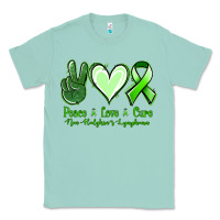 Seafoam peace love cure non hodgkin's lymphoma Classic Tee - Jasminsmagicworld