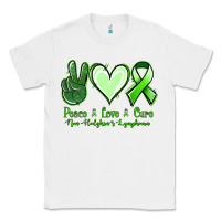 White peace love cure non hodgkin's lymphoma Classic Tee - Jasminsmagicworld